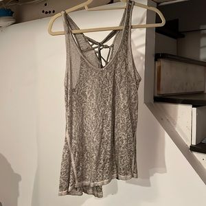 Gray Vintage Havana Braided Tank
